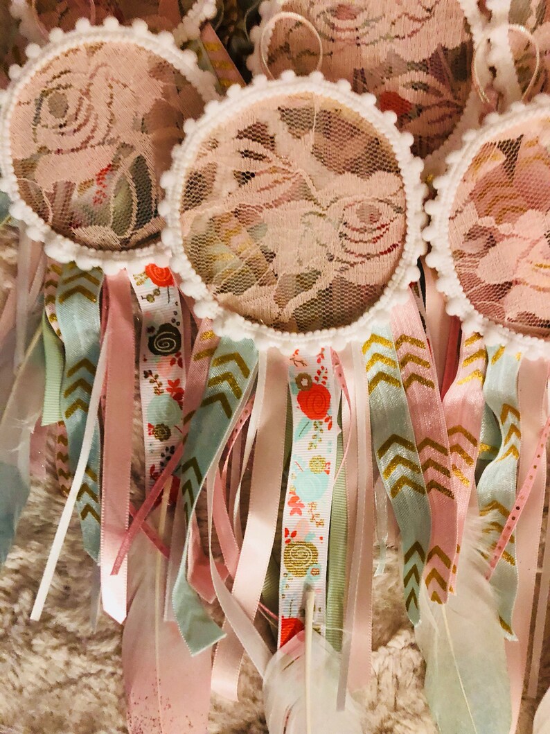 Mini Dream Catcher Party Favor Baby Shower Favors Mini Etsy