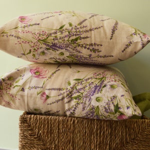 Purple lavender pillow, decorative pillow, violet lavender, lavender pillow, decorative pillow, lavender pillow, spring, purple lavender, image 2