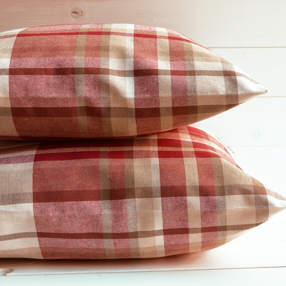 Tartan pillows and best sale throws