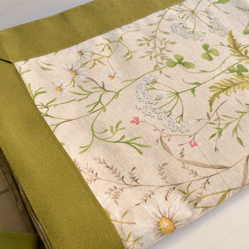 Pure cotton flowers tablecloth tablecloth made in Italy Etsy