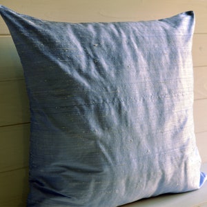 decorative pillow, throw pillow, pillow blue sky, pure, pure Silk shantung silk,