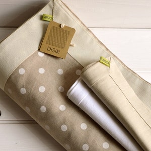 Table cloth bottom rough, polka dot, modern design, cotton tablecloth, rectangular, oval, round, square, square, oval, round