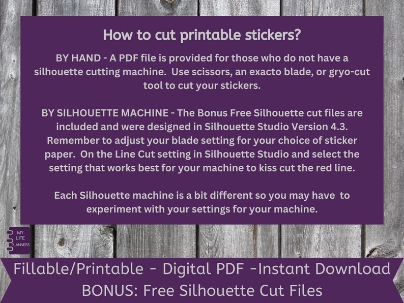 Orange Color Box Stickers Planner Stickers Full Box Half - Etsy