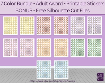 Adulting Reward Stickers: Planner Award Bundle (PDF Digital Download)