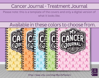 My Cancer Journal: Treatment Tracker Notebook (8.5x5.5")