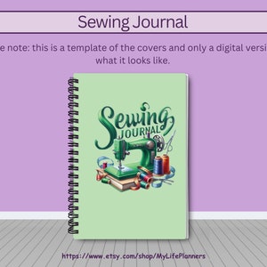 Handmade Sewing Project Journal: Wire-O Bound Hobby Tracker (8.5x5.5&quot;)
