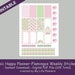 Flamingos CLASSIC Happy Planner Printable Stickers Weekly - Etsy