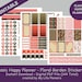 Floral Garden CLASSIC Happy Planner Printable Stickers Weekly - Etsy
