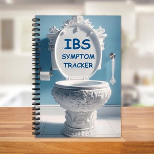 IBS Symptom Log, Digestive Tracker, Food and Bowel Journal, Gut Health Record (5.5"x8.5")