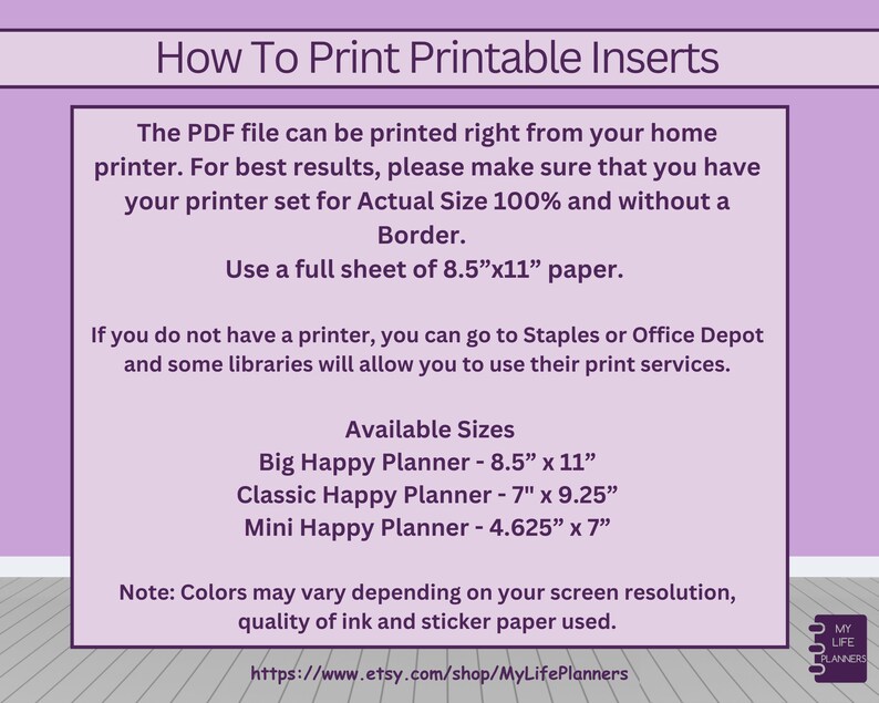 Assignment Tracker, Insert, Fillable, Printable, Homework Tracker, Planner, MINI Happy Planner Inserts, PDF Download image 6