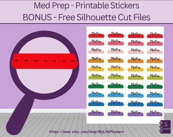 Stickers medicijnvoorbereiding: pillendoostracker (pdf-download)