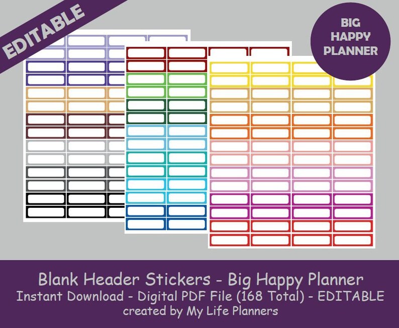 planner-header-stickers-blank-editable-printable-stickers-etsy