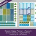 Peacock CLASSIC Happy Planner Printable Stickers Weekly Kit - Etsy