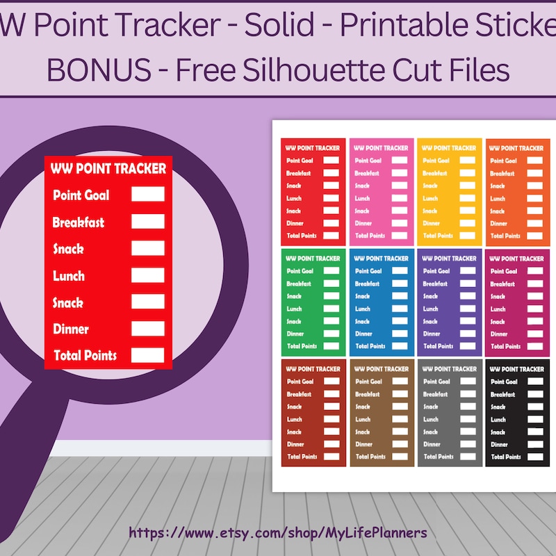 Weight Watchers Printable - Etsy