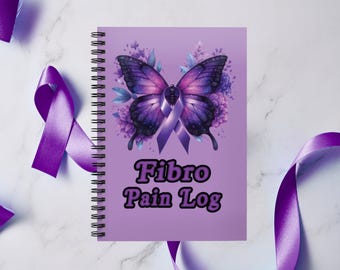 Fibromyalgia Symptom Pain Journal and Log: Fibro, Chronic Illness Tracker, 5x7 Wire-O Journal