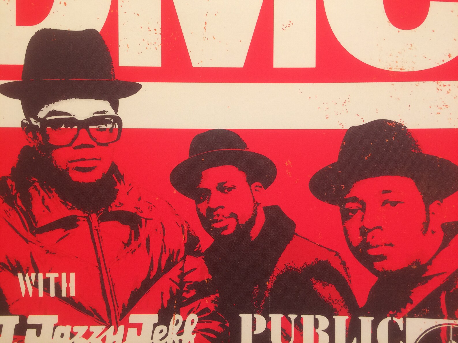 11 X 17 RUN DMC Concert Poster Concept red Etsy