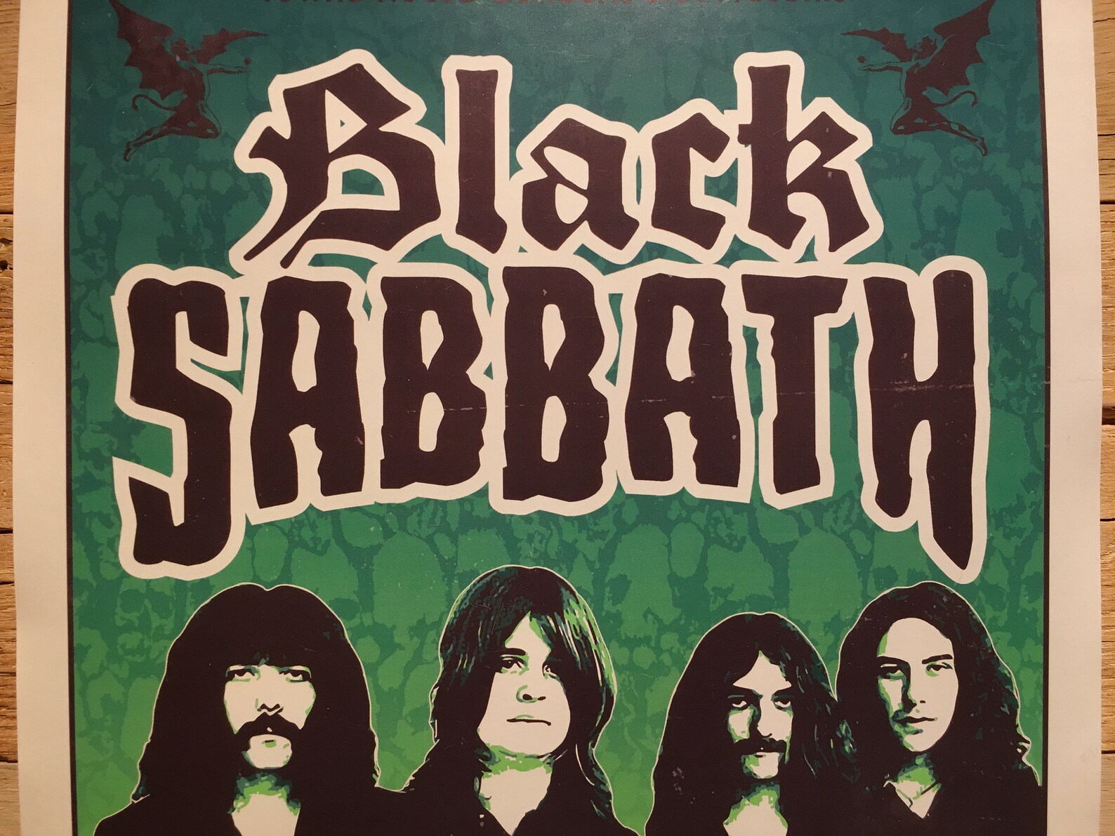 11x17 Black Sabbath Concert Poster Concept Etsy