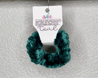 Sarcelle, Vrac, Velvet Plus, crochet, Scrunchie, bachelorette party, moelleux, cravate de cheveux, ensemble, multi pack, boutique, doux, cadeau fille giftteen