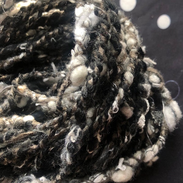 Ashes to Ashes | Hand Spun Art | Junk Yarn Collection