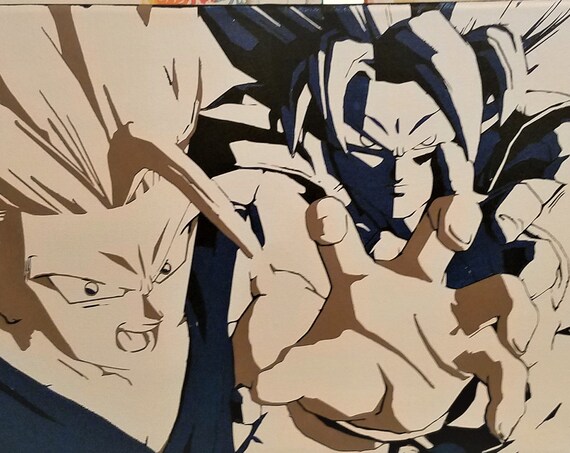 Fighterz Premium Collection (1) 10x20"s - Painted by Hand Acrylic