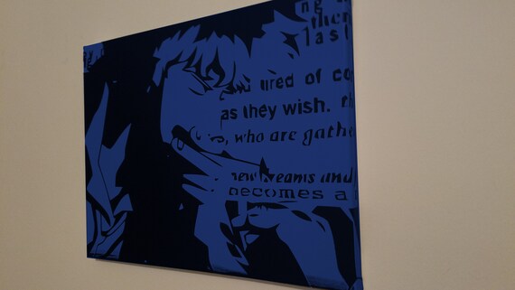 Spike - Bebop Tribute Canvas - Painted by Hand in Acrylic