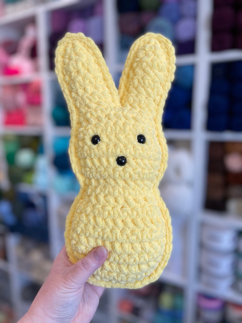 Small Bunny Peep Crochet Pattern PDF Digital File Only image 7