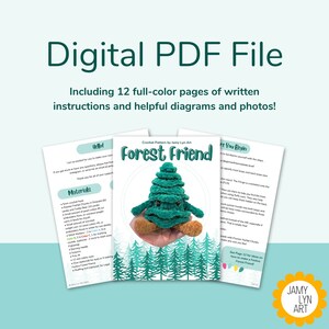 Forest Friend Crochet Pattern PDF Digital File Only image 2