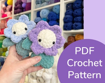 Mini Floral Friend & Keychain PDF Crochet Pattern || Digital File Only