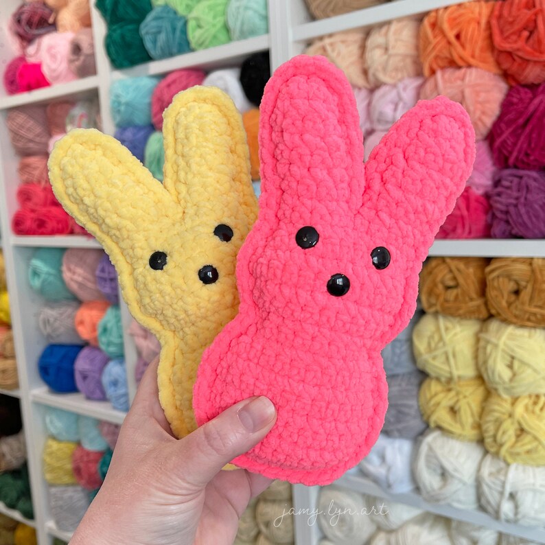 Small Bunny Peep Crochet Pattern PDF Digital File Only image 3