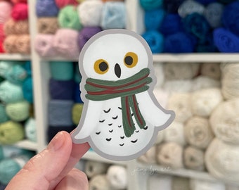 Imogen Owl Plushie Sticker