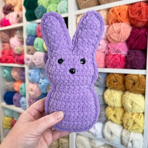 Small Bunny Peep Crochet Pattern PDF Digital File Only image 2