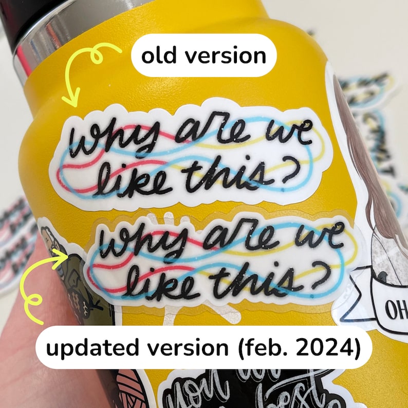 Why are we like this Heartstopper Nick Nelson and Charlie Spring inspired sticker image 2