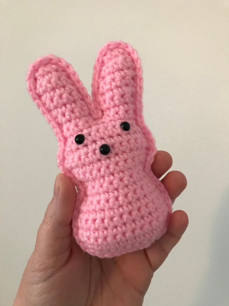 Small Bunny Peep Crochet Pattern PDF Digital File Only image 4