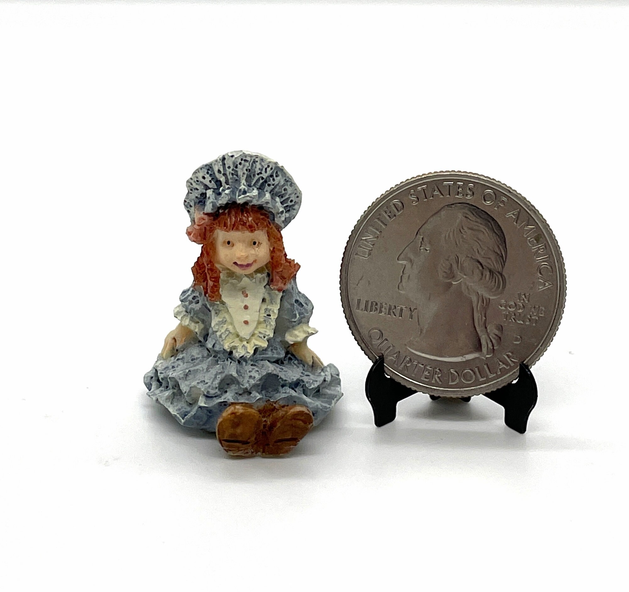 Nali 2 3/4 " tall Resin Miniature Victorian Lady Doll figurinemake