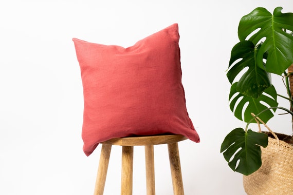Coral pink cushions cheap