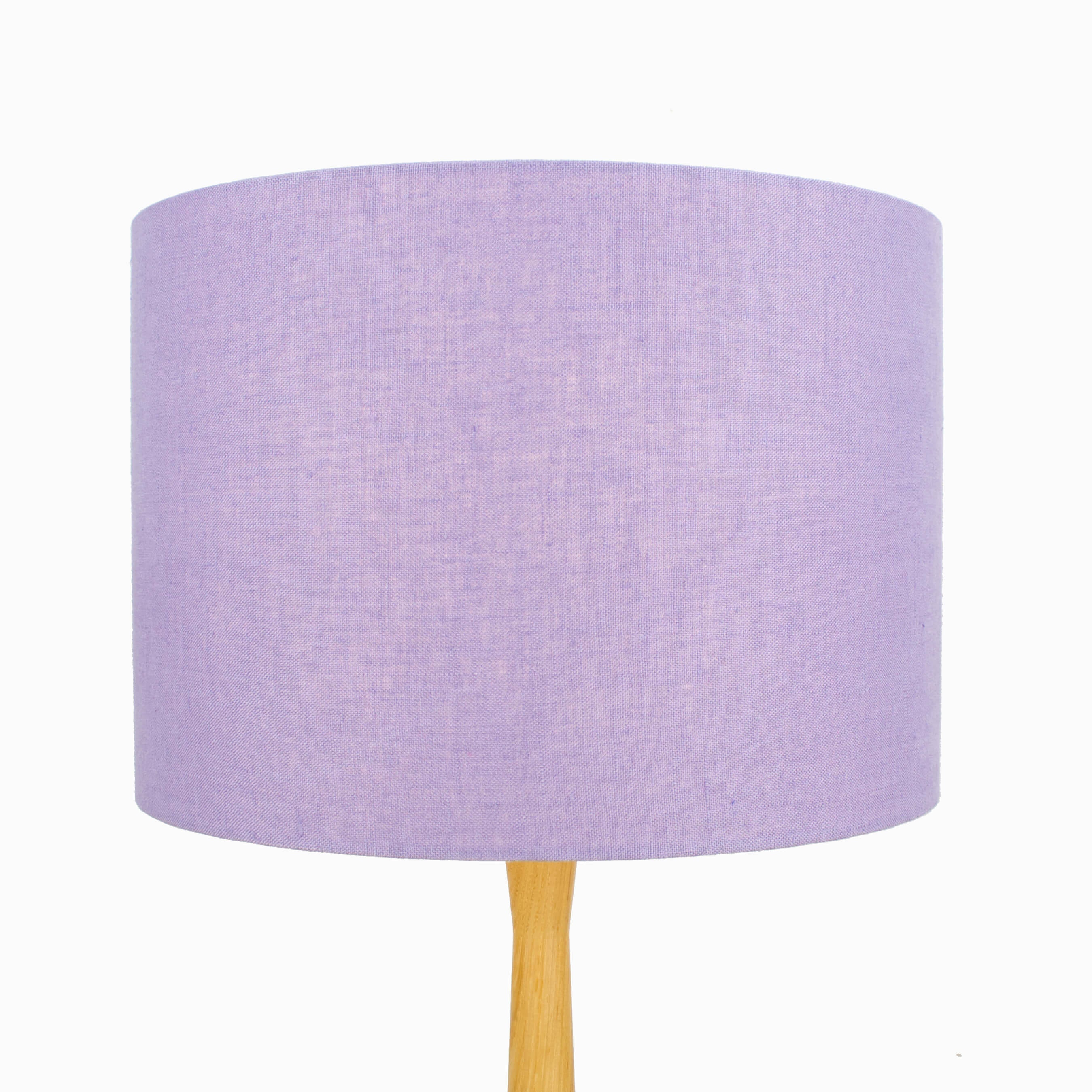 Linen Lavender Lampshade Drum Purple Lamp Shade for Table Lamp