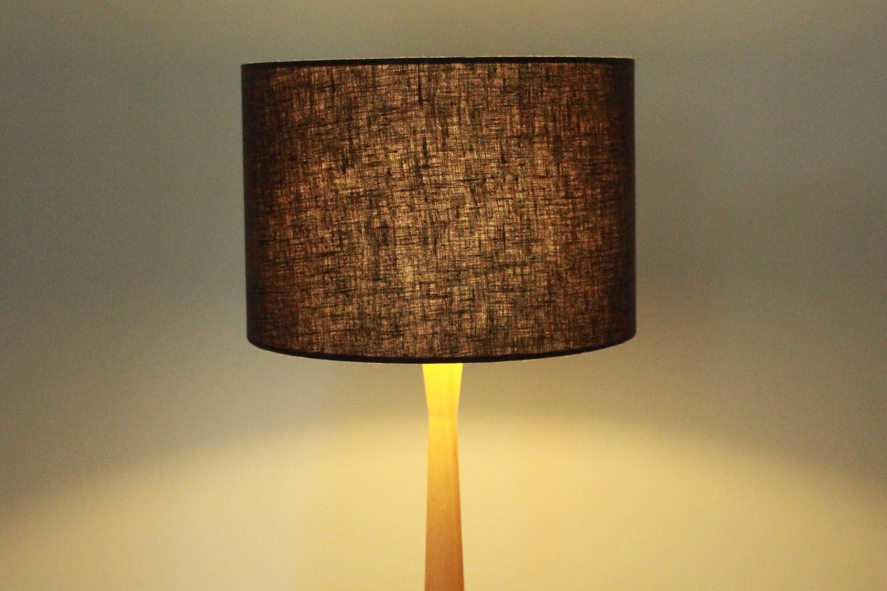 Charcoal Grey Linen Lampshade Dark Grey Lampshade Table Lamp Etsy