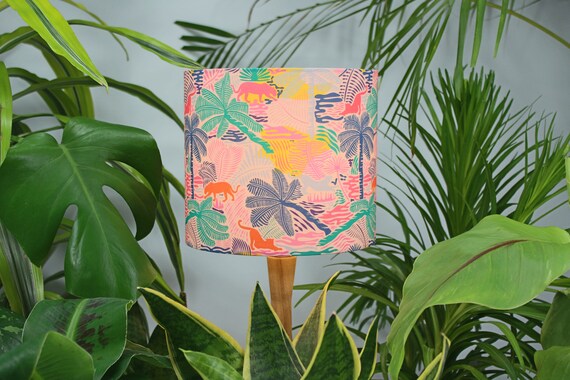 Jungle outlet lampshade nursery