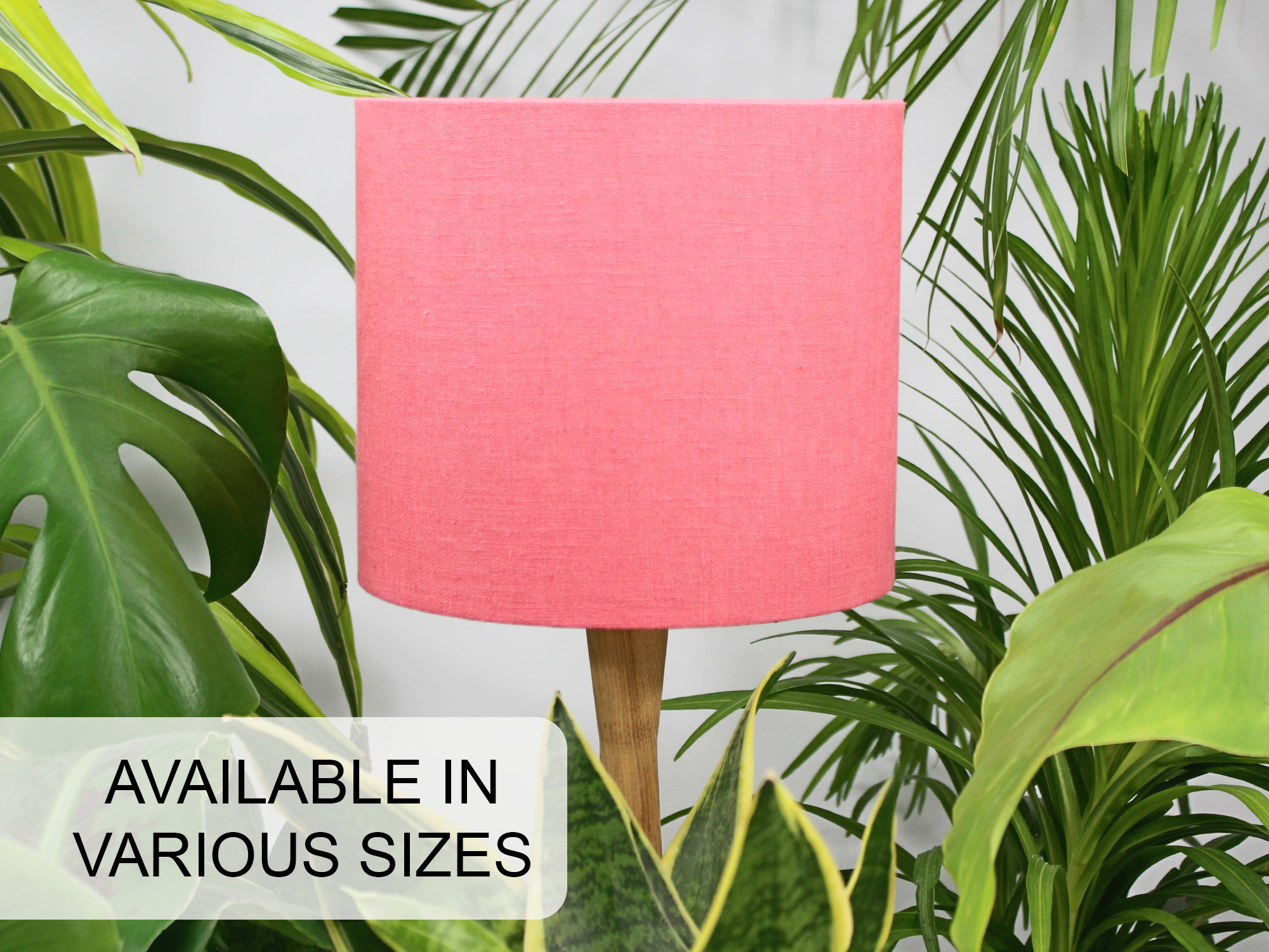 Coral pink lamp deals