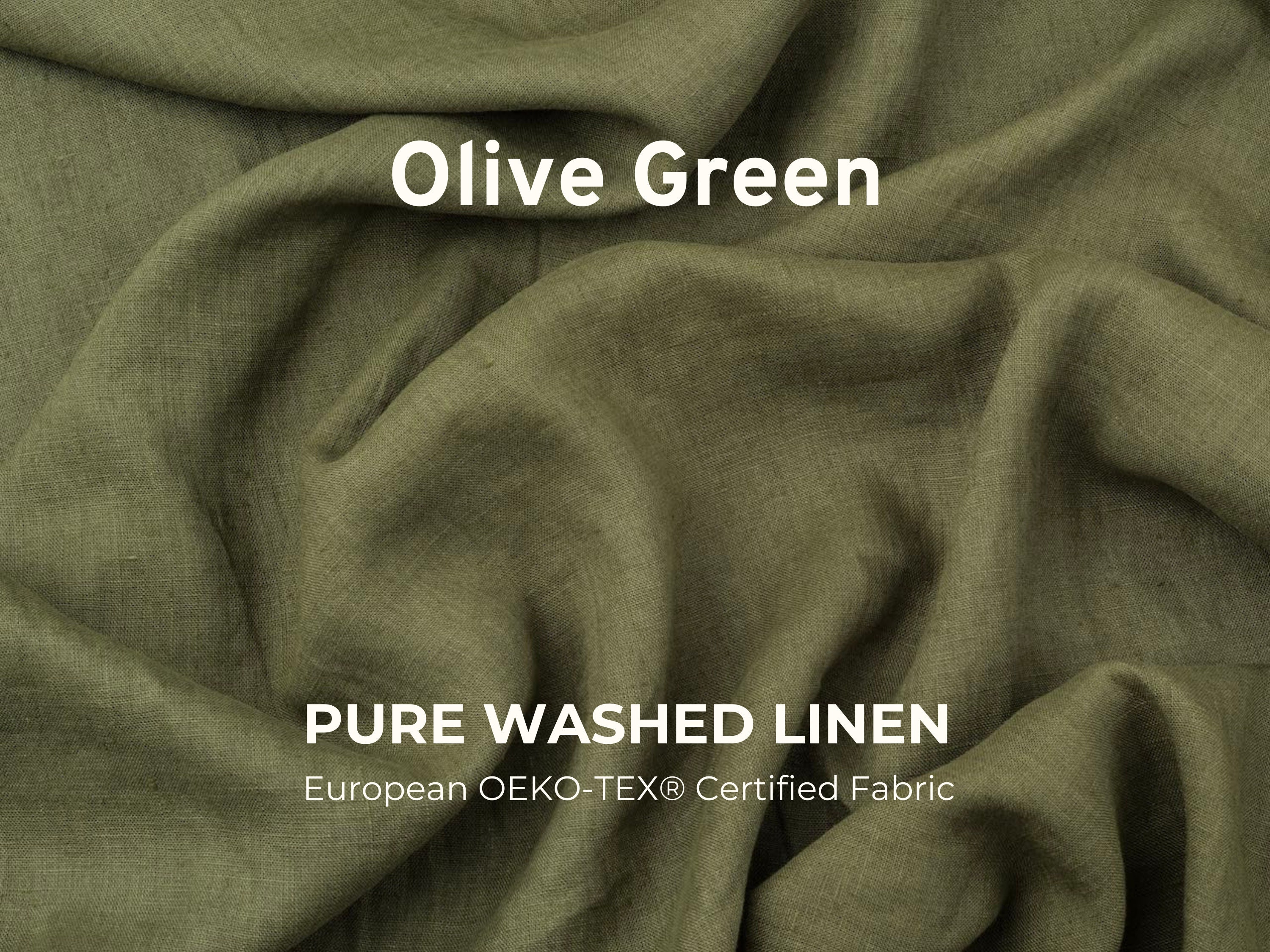 Washed Linen - Oeko-Tex® - Green Washed Linen - Oeko-Tex® - Green