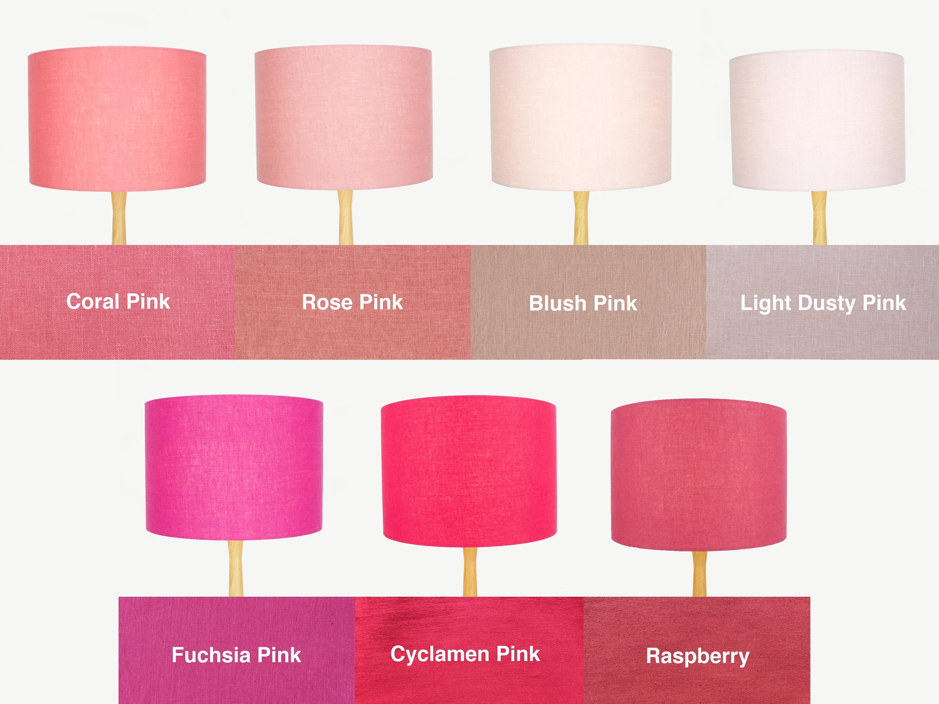 Linen Lampshades UNO Drum Lamp Shades in 20cm 25cm 30cm 40cm Etsy