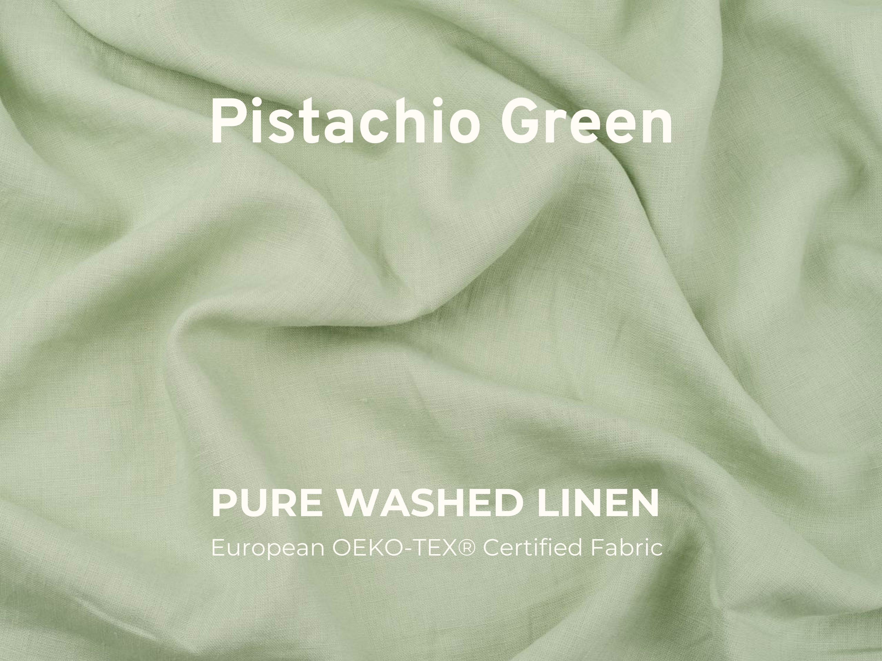 Washed Linen - Oeko-Tex® - Green Washed Linen - Oeko-Tex® - Green