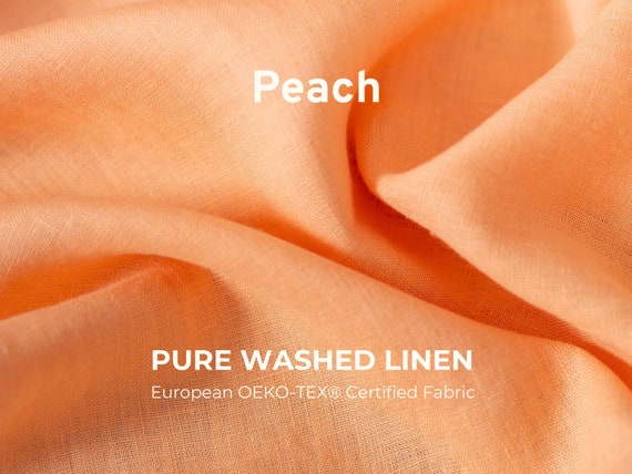 Organic Cotton Poplin - European Import - Oeko-Tex® - Peach Organic Cotton Poplin - European Import - Oeko-Tex® - Peach