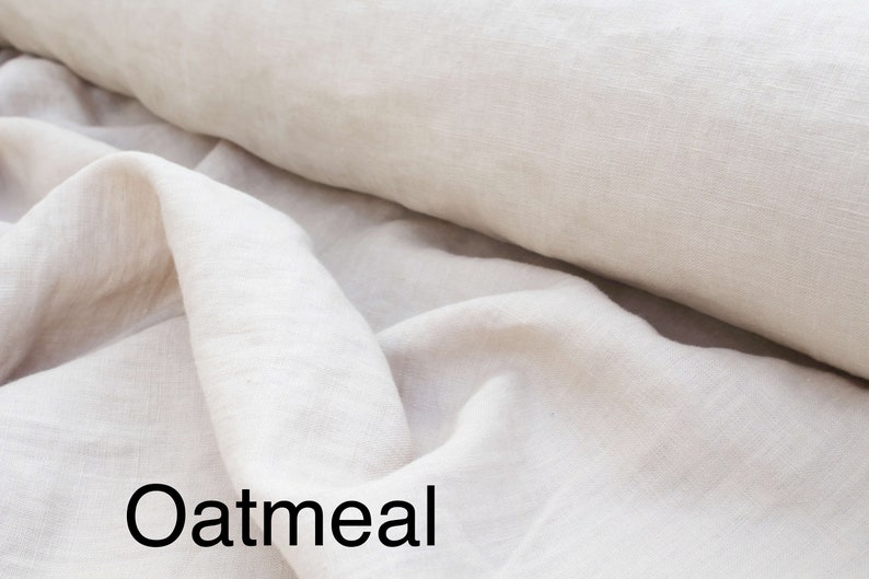 Washed Lithuanian Linen Fabric by the Metre UK Store OEKO Tex Etsy