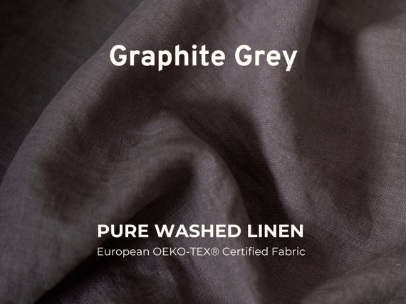Washed Linen - Oeko-Tex® - Grey Washed Linen - Oeko-Tex® - Grey