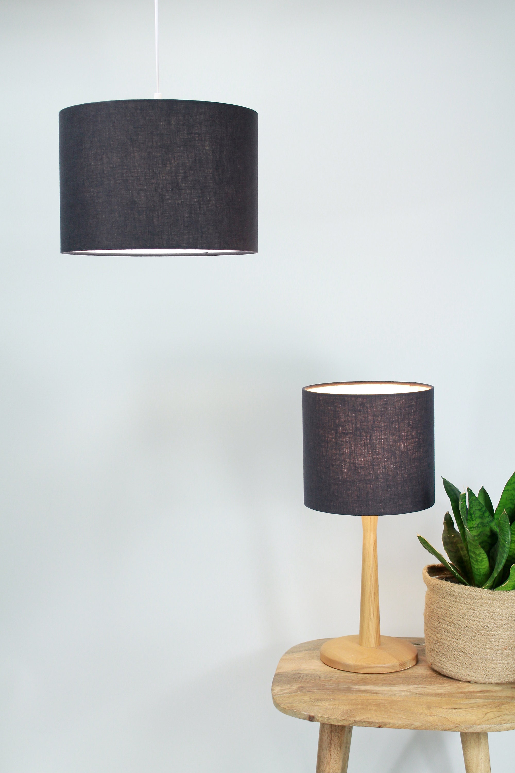 Charcoal Grey Lamp Shades at Maria Justice blog