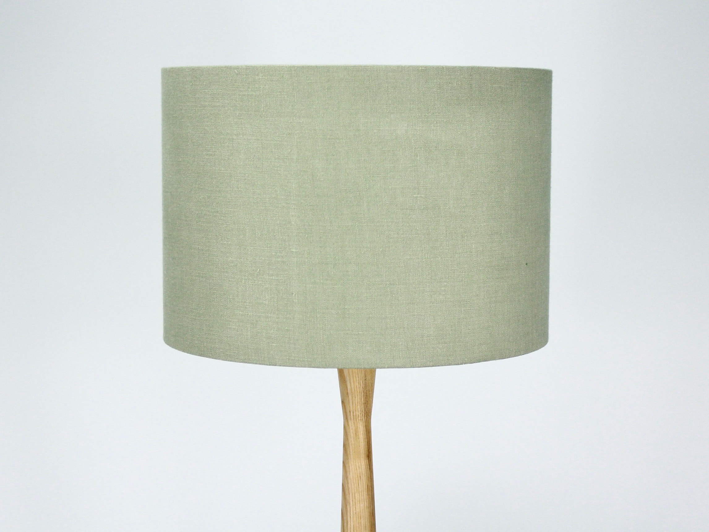 Sage Green Linen Lampshade Sage Green Lampshade Drum Fabric Etsy
