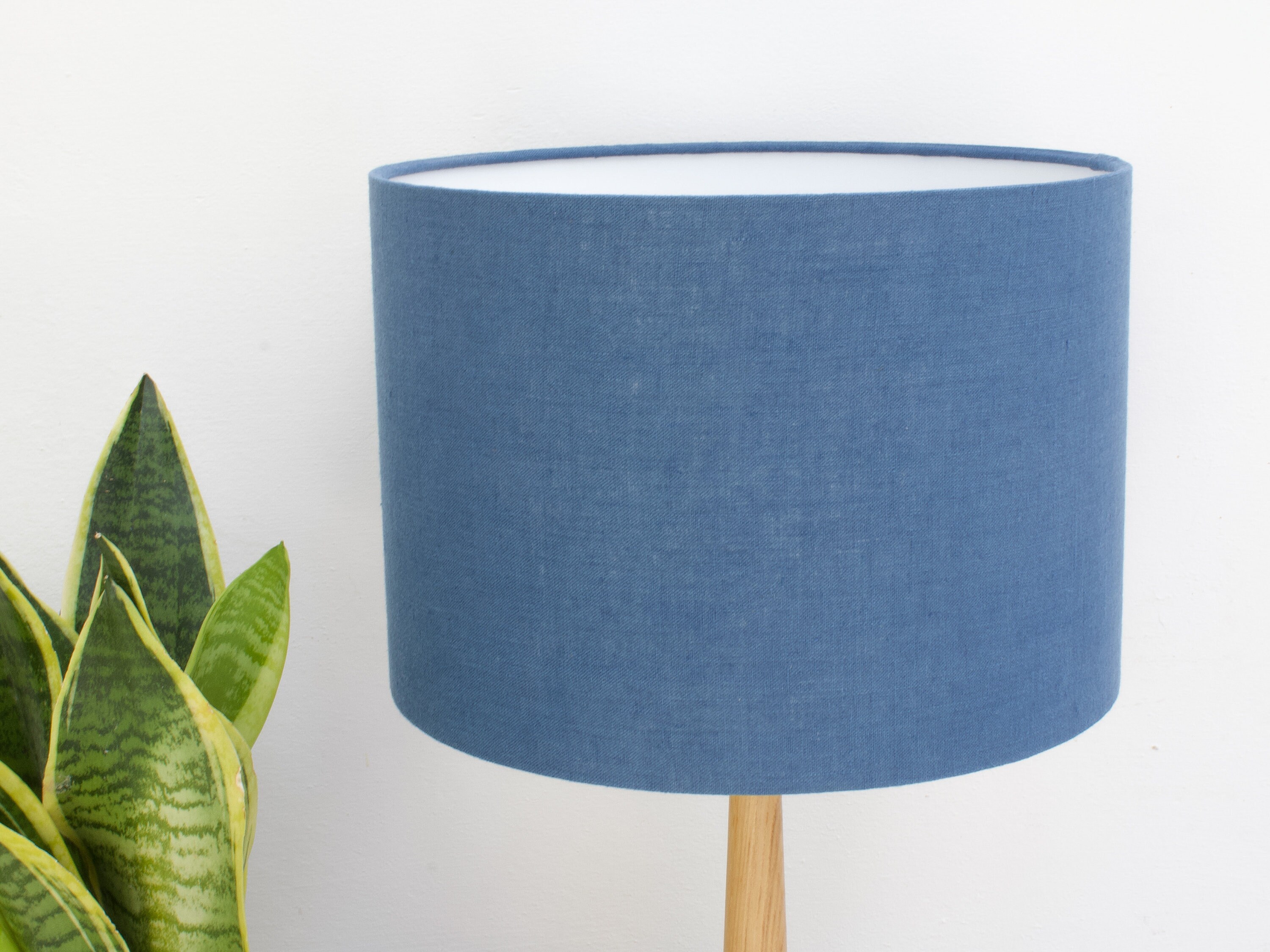 Dusty Blue Linen Lampshade Blue Lamp Shade for Table Lamp Etsy