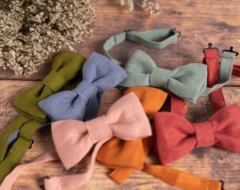 Linen Bow Ties