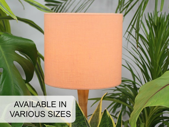 Peach lampshade sale